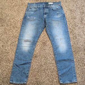 G-Star Restored Denim Men's Slim Blue Jeans Size 31x32